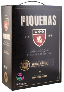 Bodegas Piqueras Syrah-Monastrell BIB